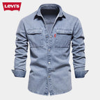 LV™ Camicia in Denim Casual Premium