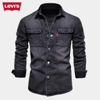 LV™ Camicia in Denim Casual Premium