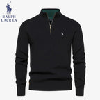 Maglione in lana con zip a un quarto | Saldi