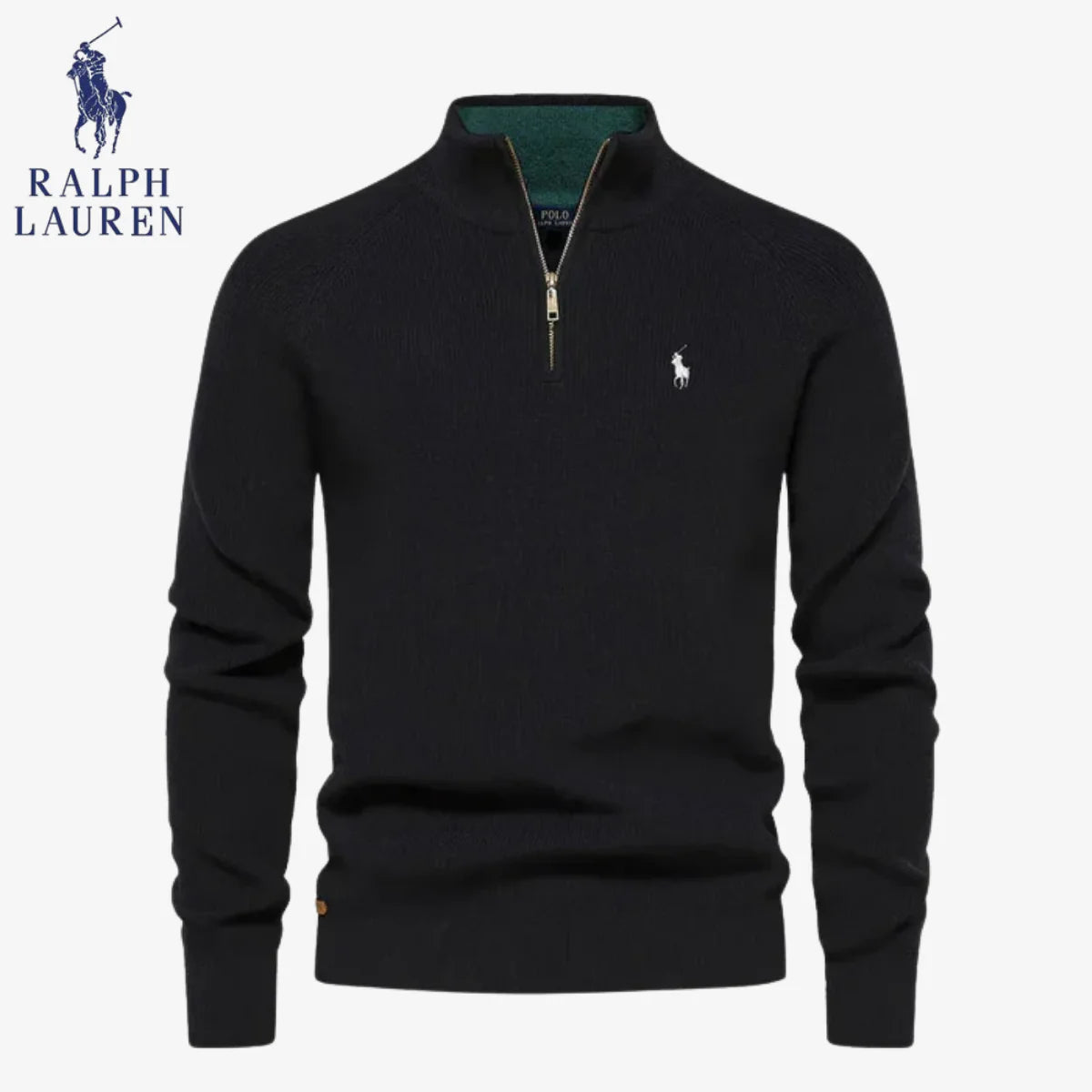 Maglione in lana con zip a un quarto | Saldi