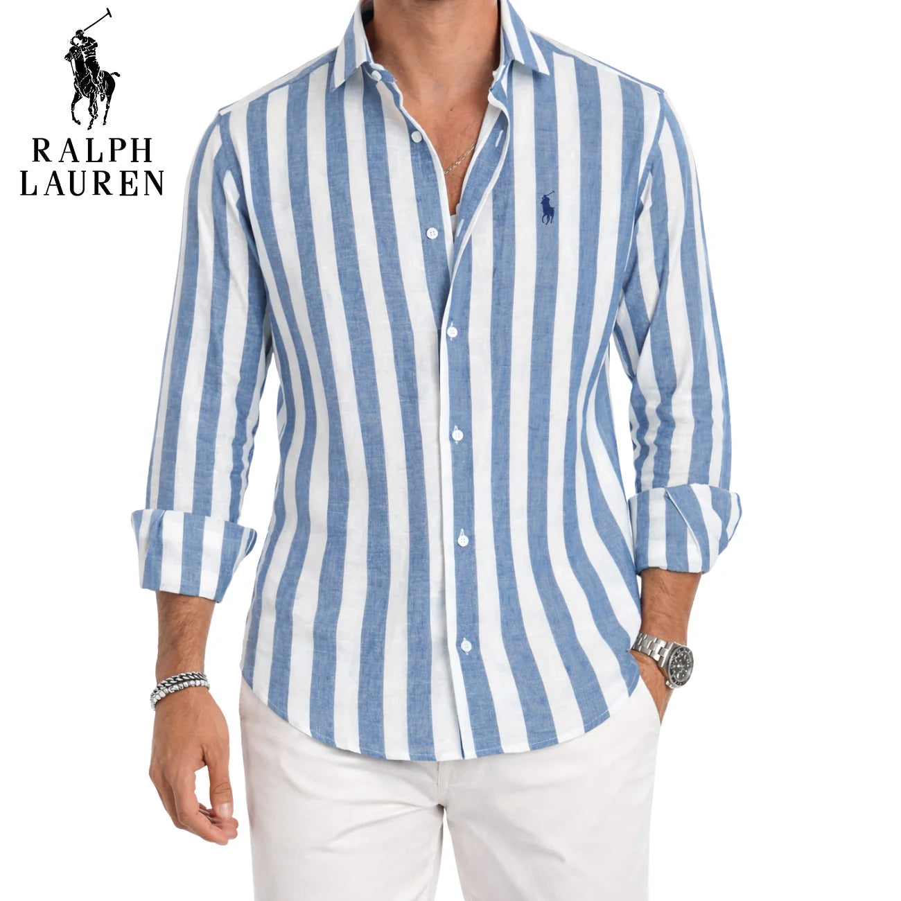 RL® - Camicia Casual Premium a Righe