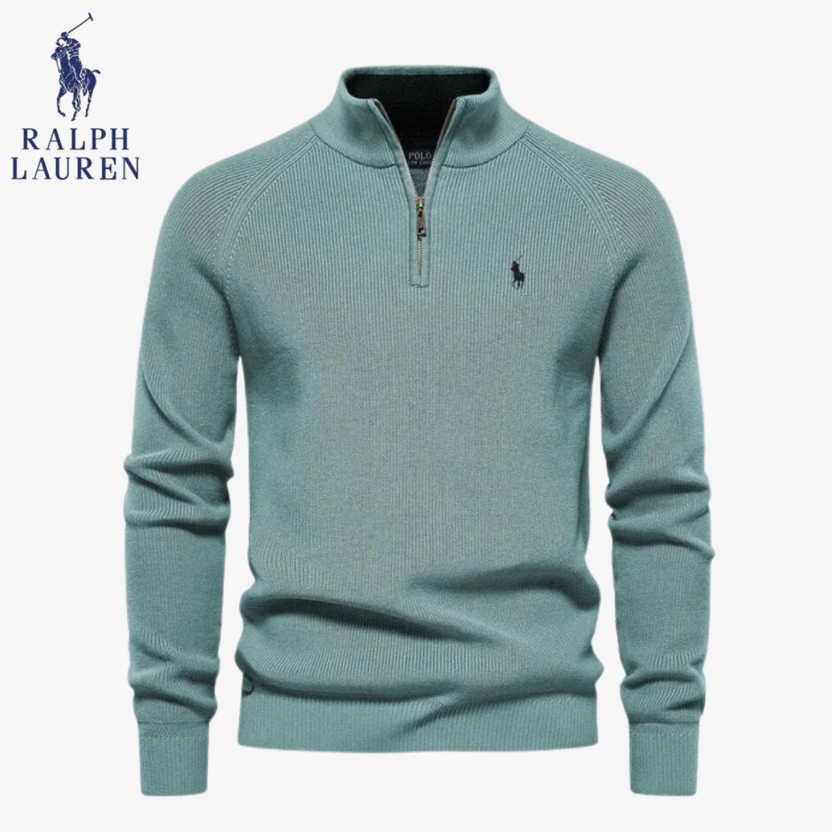 Maglione in lana con zip a un quarto | Saldi