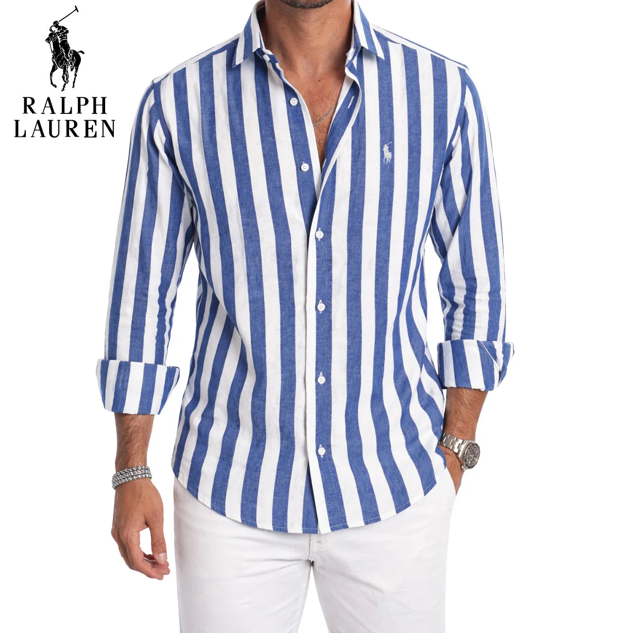 RL® - Camicia Casual Premium a Righe