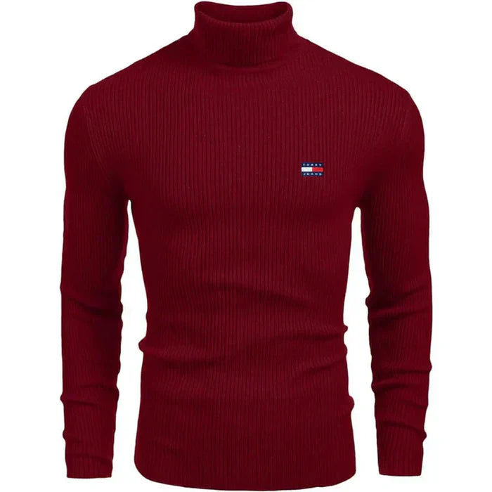 Maglione classico a collo alto TH