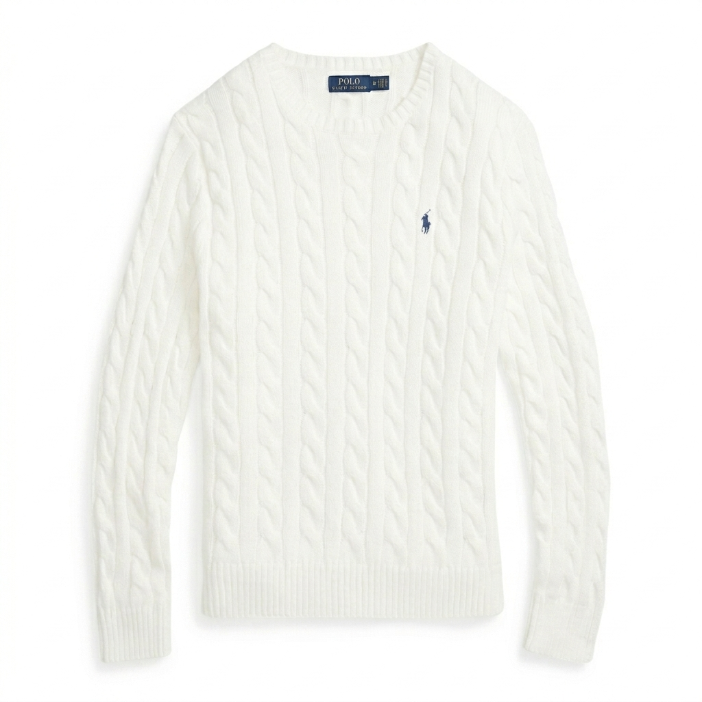 RL™ | Maglione Classico a Trecce in Maglia | SALDI DI LIQUIDAZIONE