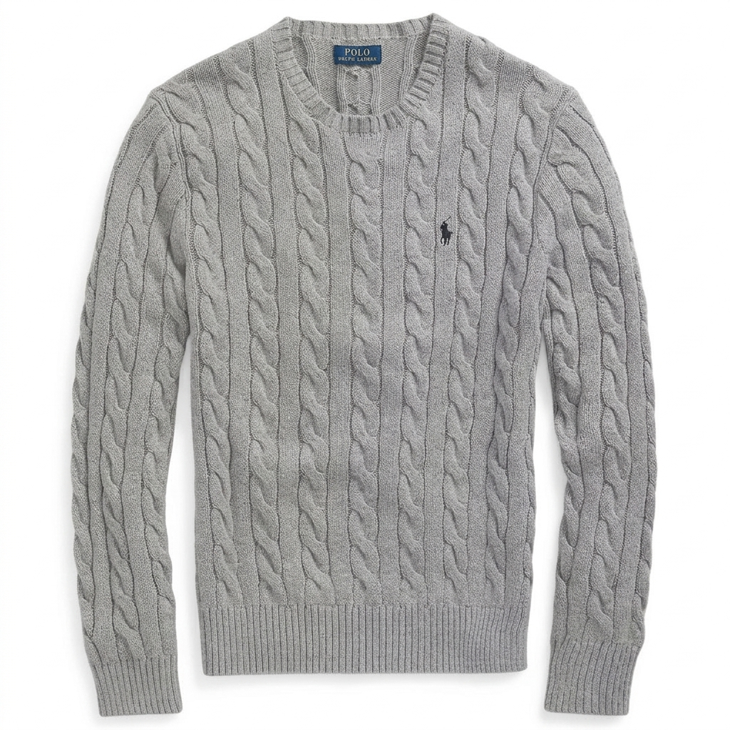 RL™ | Maglione Classico a Trecce in Maglia | SALDI DI LIQUIDAZIONE
