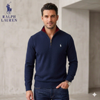 Maglione in lana con zip a un quarto | Saldi