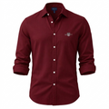 GT® Camicie Uomo a Maniche Lunghe