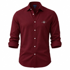 GT® Camicie Uomo a Maniche Lunghe