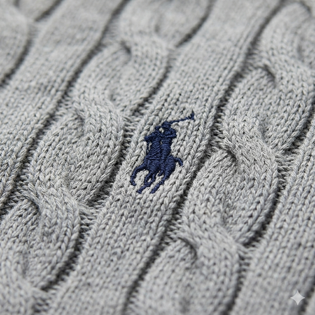 RL™ | Maglione Classico a Trecce in Maglia | SALDI DI LIQUIDAZIONE