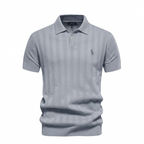 Polo Uomo Premium con Texture Elegante