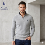 Maglione in lana con zip a un quarto | Saldi