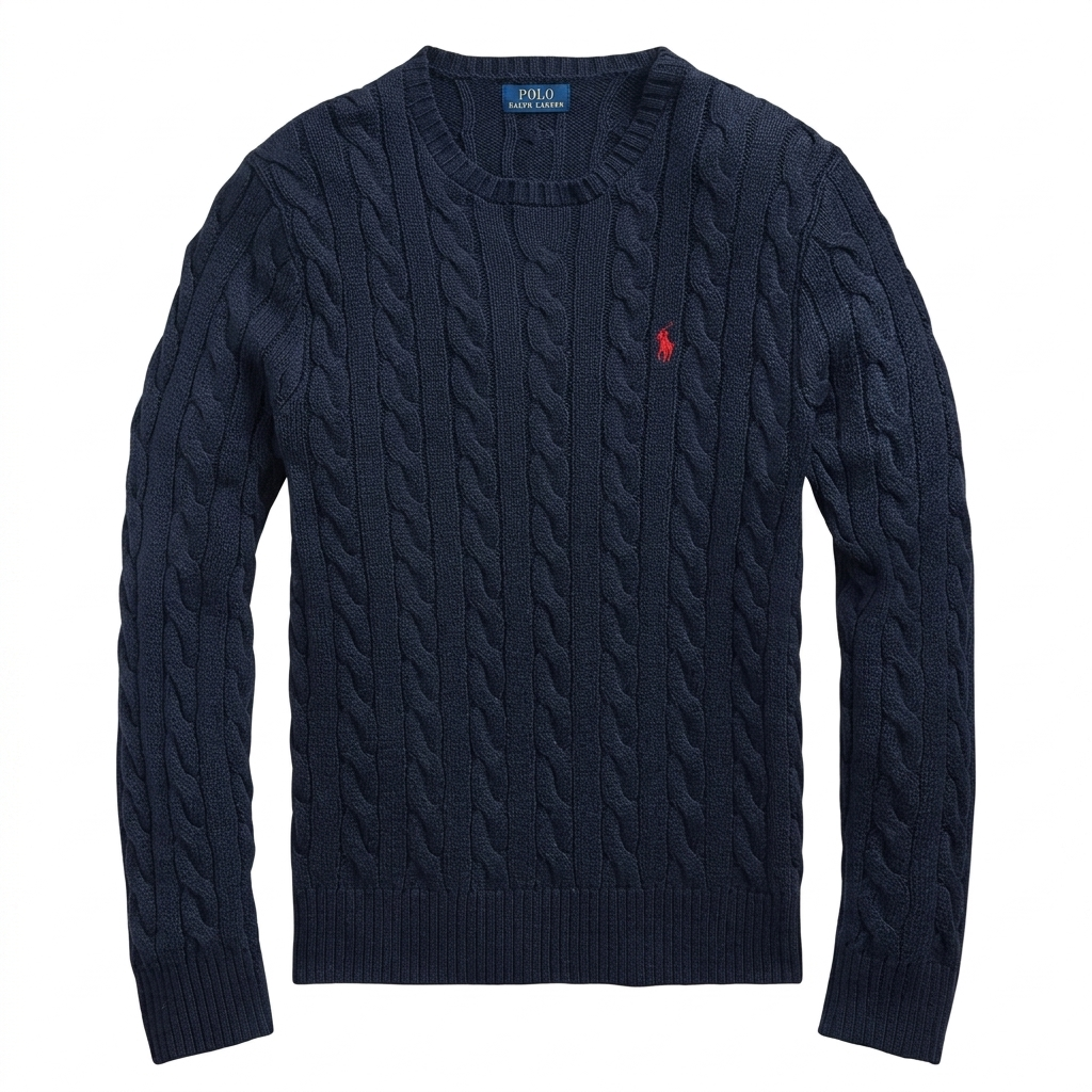 RL™ | Maglione Classico a Trecce in Maglia | SALDI DI LIQUIDAZIONE