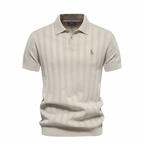 Polo Uomo Premium con Texture Elegante