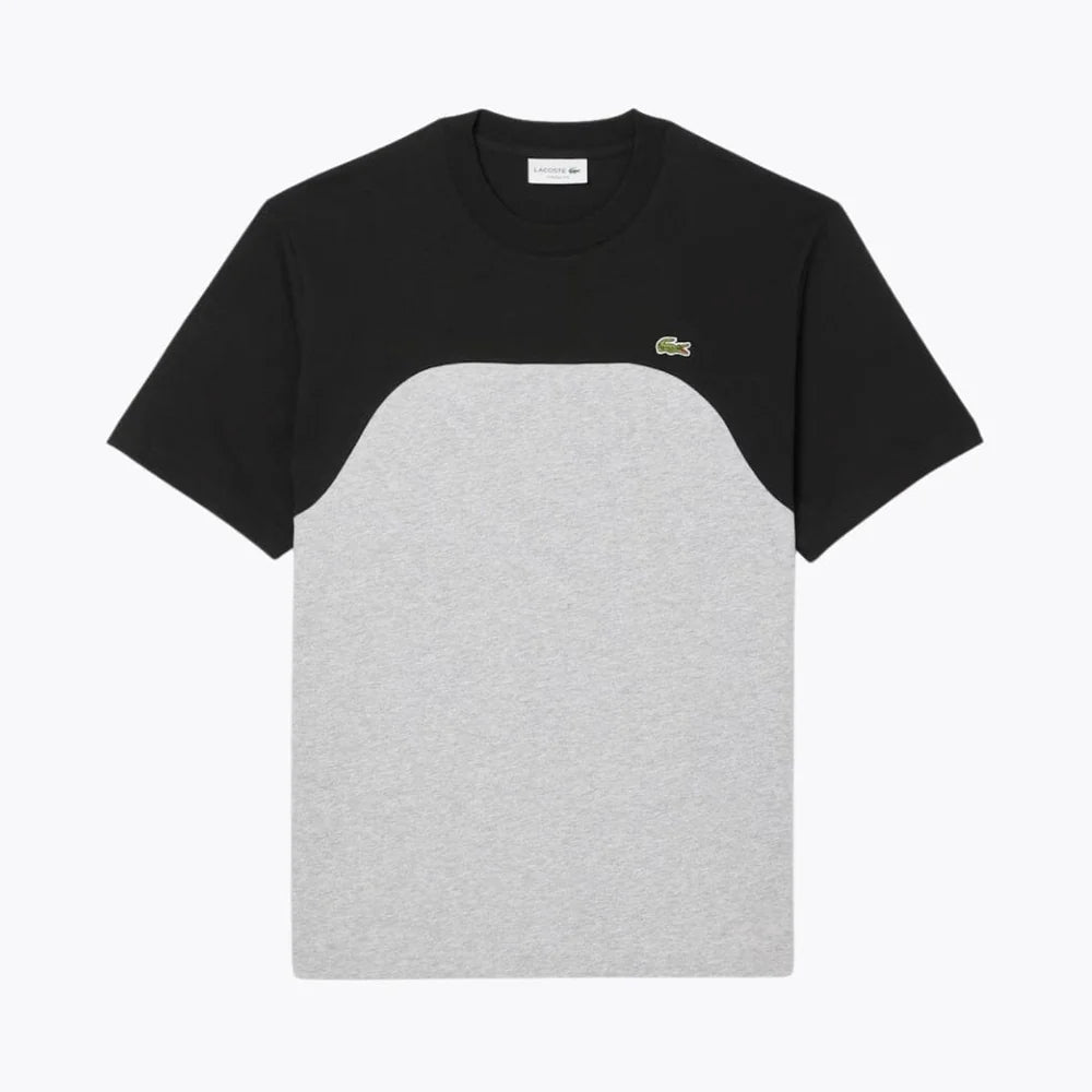 LC™ | T-Shirt in Jersey di Cotone Color Block | SALDI DI LIQUIDAZIONE