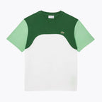 LC™ | T-Shirt in Jersey di Cotone Color Block | SALDI DI LIQUIDAZIONE