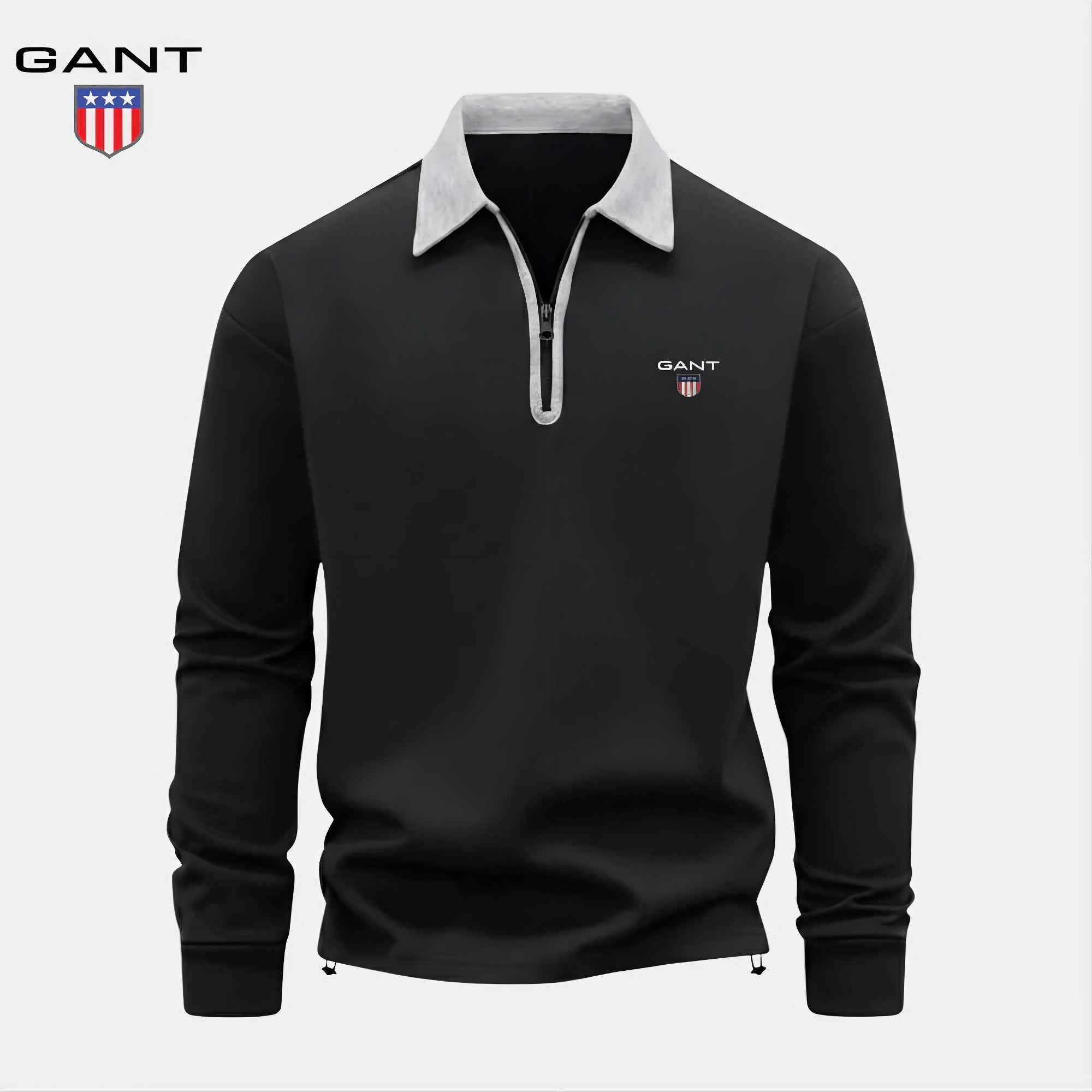 GT™ Maglia Elegante in Maglia con Zip a Mezza Lunghezza