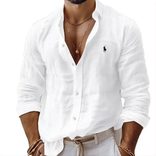 Camicia in Lino Traspirante da Uomo