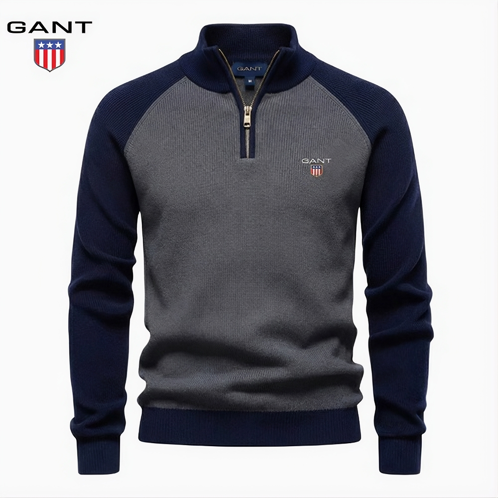 GT™ Maglia Elegante in Maglia con Zip a Mezza Lunghezza