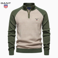 GT™ Maglia Elegante in Maglia con Zip a Mezza Lunghezza